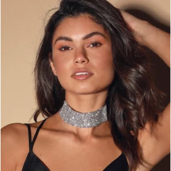 boutique Jewelry - NWT Rhinestone Crystal Choker Necklace